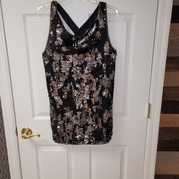 New Years party Diesel Women's D-elitop sequin black cocktail Dress Size… - Picture 7 of 9